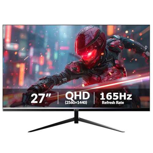 27 Zoll gaming-monitor 1440P, 165 Hz, 1 ms, FreeSync, VESA, DisplayPort, HDMI