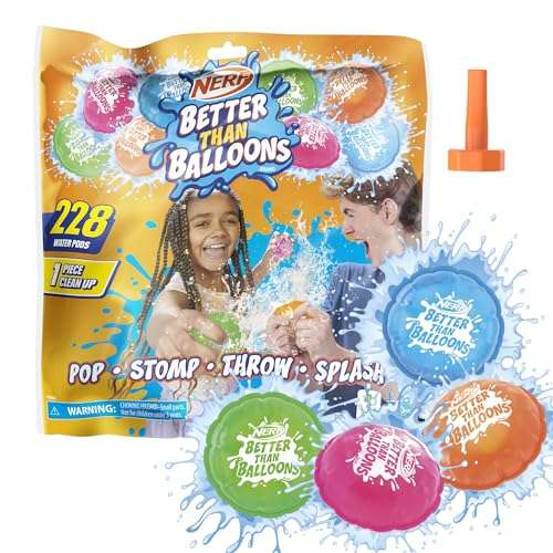 nerf wasserkapseln besser als ballons 228 stück, wiederverwendbar, mit düse