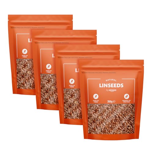 Leinsamen 1400 g, 4 x 350 g Packungen, by Amazon