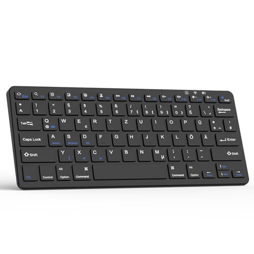 tqq bluetooth tastatur für ipad, kabellose tastatur mit schnellen verbindung