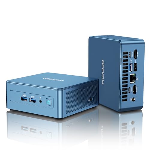 geekom mini pc it12, intel i5-12450h, 16gb ram, 512gb ssd, 8k, windows 11 pro