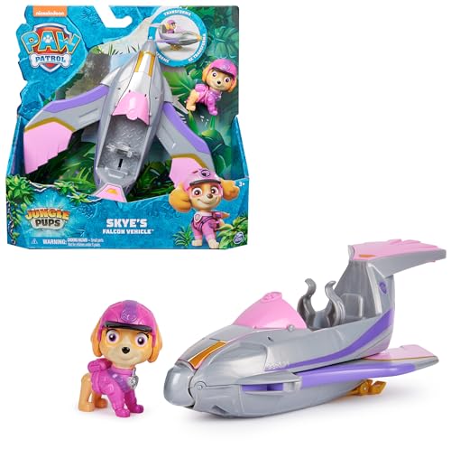 paw patrol spielzeug jungle pups falken-fahrzeug mit skye-figur ab 3 jahren