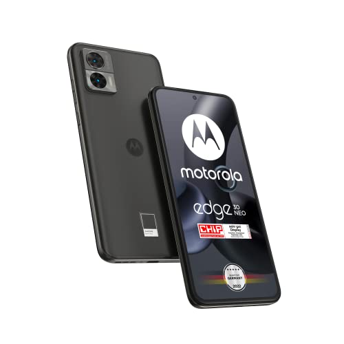Motorola Moto Edge30 Neo Smartphone 6,3' FHD+, 64 MP, 8/256 GB, Android 12, Schwarz