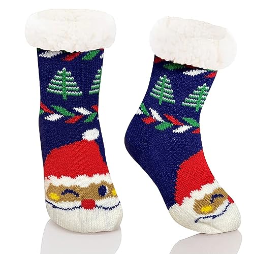 Oneshlee weihnachtssocken kinder, kuschelsocken für weihnachten, geschenkideen für mädchen und junge