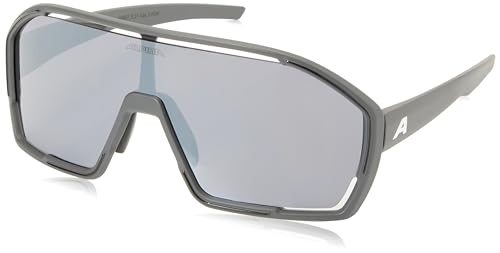 Produktbild: alpina bonfire sportbrille mit 100 procent uv-schutz, beschlagfrei, grau matt
