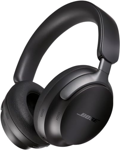 Bose QuietComfort Ultra Over-Ear-Kopfhörer mit Noise Cancelling, 24 Std Akkulaufzeit, Schwarz