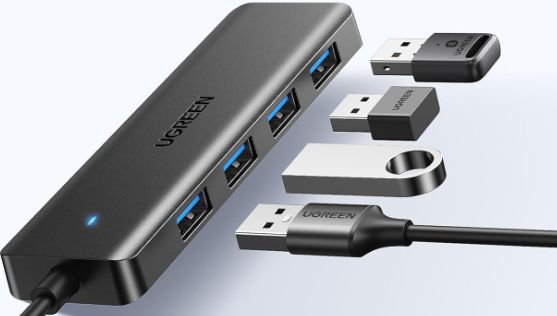 ugreen usb 3.0 hub 4-port, 6,99 statt 10