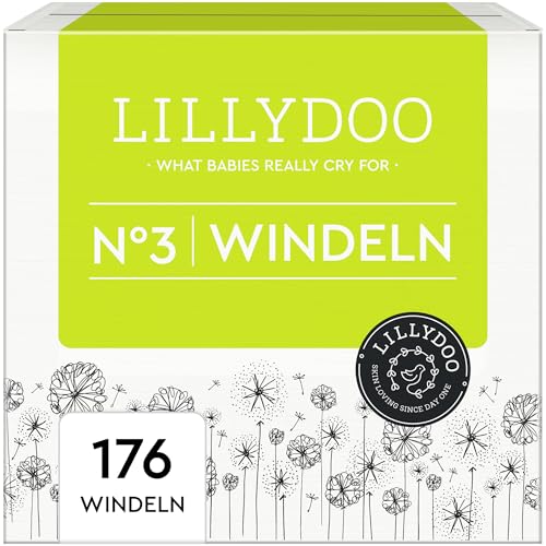 lillydoo baby windeln größe 3 (6-10kg) 176 stück sparabo prime