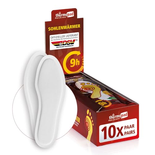 thermopad sohlenwärmer 5, 10 oder 30 paar wärme- und fußwärmer pads für schuhe