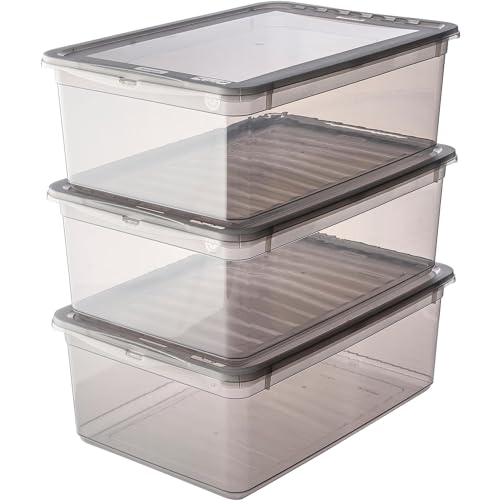 Produktbild: keeeper aufbewahrungsboxen 3-teiliges set mit air control system 3 x 11 l transparent