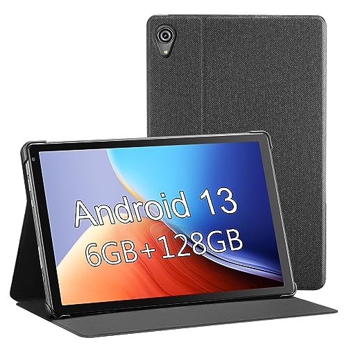 wainyok tablet 10.1 zoll android 13, octa-core 2.0GHz, 6GB RAM, 128GB ROM, dual kamera, grau