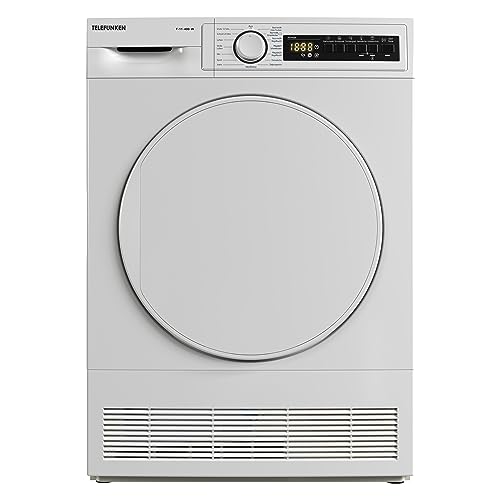 telefunken trockner t-11-400-w 7kg mit 15 programmen und knitterschutz, weiß