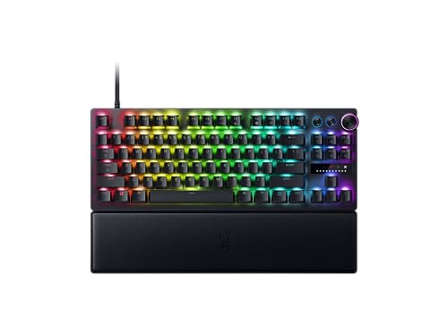 razer huntsman v3 pro tkl gaming tastatur, analoge optische, ohne ziffernblock