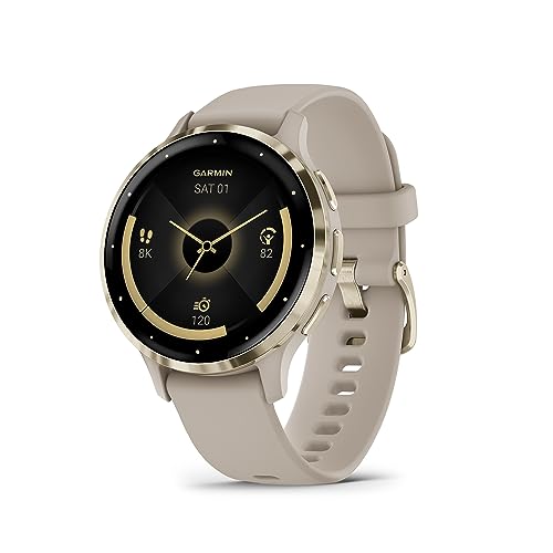 garmin venu 3 gps fitness smartwatch mit bluetooth, 1,4 zoll amoled display, musik, pay, rollstuhlmodus