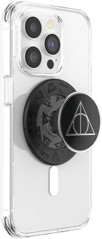 popsockets telefongriff magSafe kompatibel, adapterring, harry potter deathly hallows