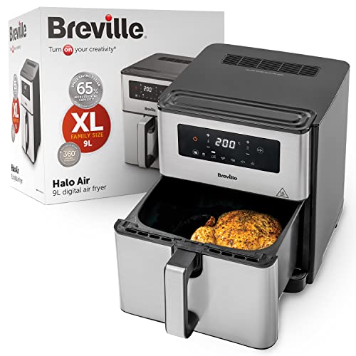 breville halo heissluftfritteuse 1700W 9L kapazität energieeffizient braten backen garen grillen