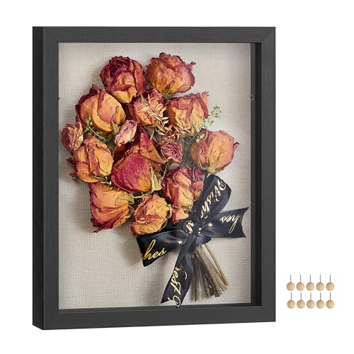 3D bilderrahmen zum befüllen von SONGMICS, incl. schnur, klammern, 22,5 x 4 x 27,5 cm