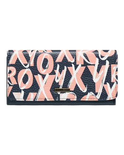 roxy damen wallet hazy daze mood indigo plaid einheitsgröße