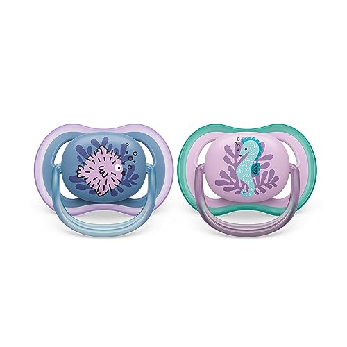 Produktbild: Philips AVENT ultra air Schnuller 2er Pack, BPA-frei, 6-18 Monate, inkl. Box