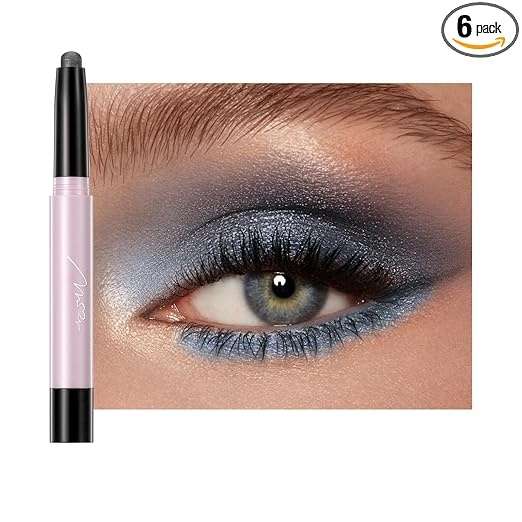 eyeshadow stick metallic shimmer cream pencil waterproof highlighter für augen (#6, pearlescent)