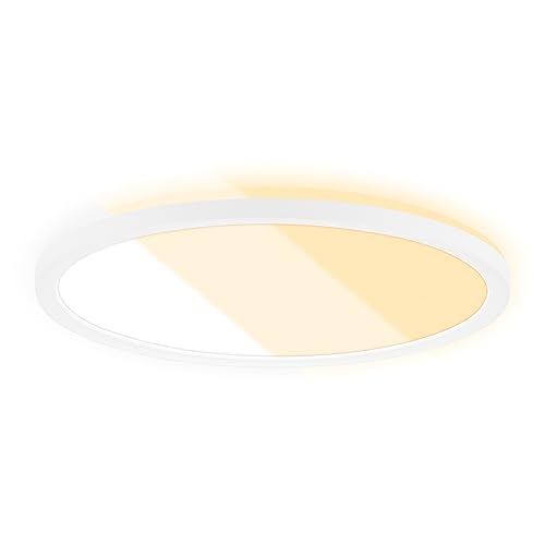 BRILONER LED Deckenlampe flach, dimmbar, Lichtfarbe wählbar, Wohnzimmer Panel