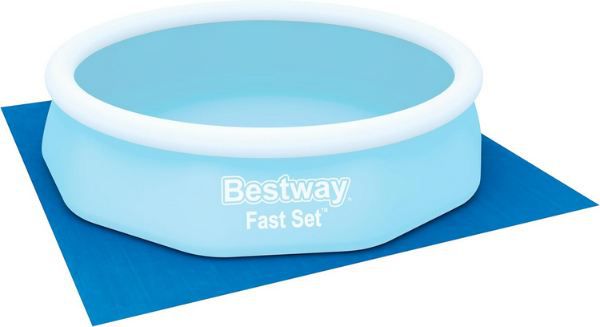 Produktbild: bestway bodenplane für pools 335 x 335 cm nur 3,99 euro statt 11 euro