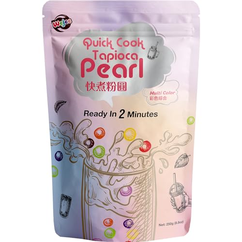 Tapioka-Perlen 250 g von WEJEE, schnellkochend, farbig