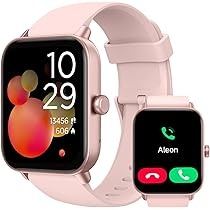 TOOBUR Smartwatch Damen 1,8" Fitnessuhr, Alexa-kompatibel, 100 Sportmodi, IP68