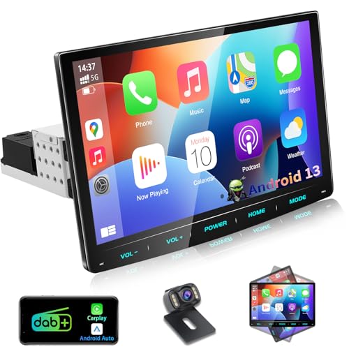 URVOLAX autoradio android 13 10,1 zoll wireless carplay android auto bluetooth gps 8 core