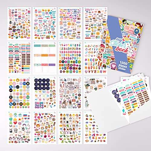 colortouch sticker set für fotoalbum, scrapbooking, kinder, vintage, aesthetic, travel