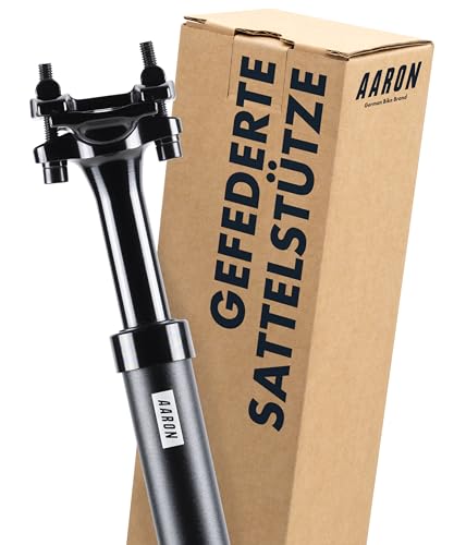 aaron gefederte sattelstütze 27,2 30,9 31,6 mm aluminium für e-bike mtb downhill trekking