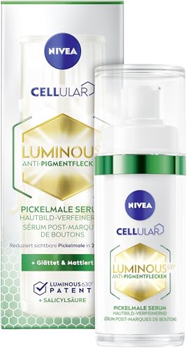 NIVEA LUMINOUS630 serum gegen pigmentflecken und pickelmale, für mischhaut, 30 ml