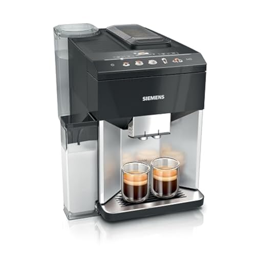 siemens kaffeautomat eq50 silber klavierlack schwarz