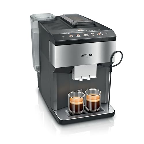 siemens kaffevollautomat EQ500 classic, app-steuerung, milchaufschäumer, 1500 W