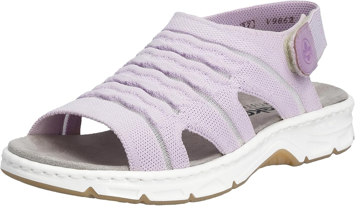 Rieker Sandalen Damen V9862-30 lila Gr. 38