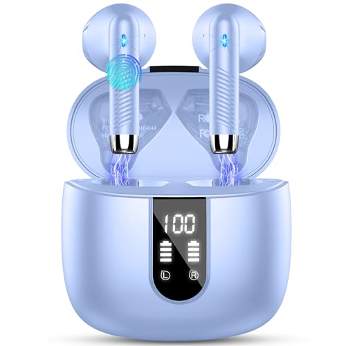 Produktbild: bluetooth kopfhörer in ear kabellos 5.3 mit 4 mikrofonen noise cancelling 48h bass ip7 wasserfest
