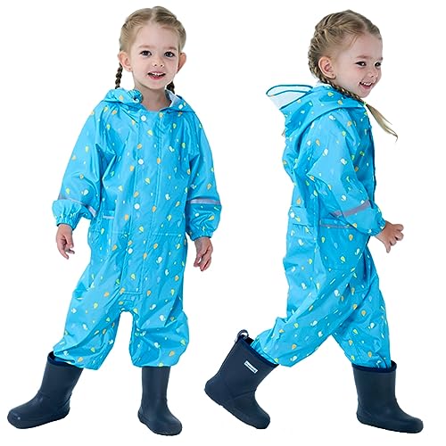 kinder regenponcho kleinkind wasserdichte overall einteilig regenjacken cartoonbekleidung