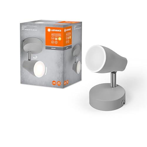 ledvance led spot pear deckenanbau-spot 4.3w 210lm warmweiß gu10 2700k ip20