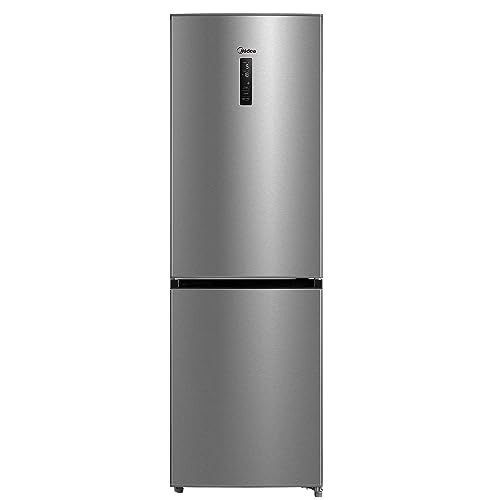 midea kühlgefrierkombination merb345mgc02 mit chiller box, front inox