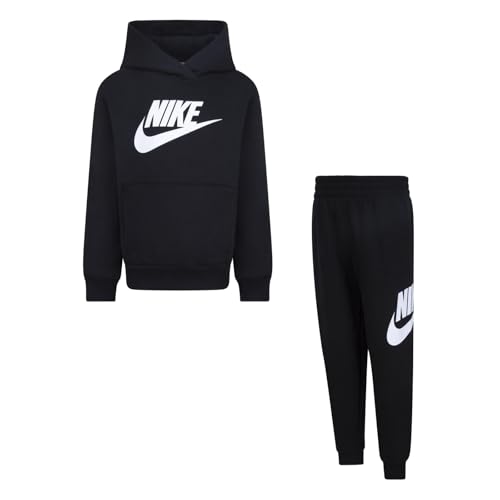 nike club fleece trainingsanzug kinder schwarz-weiß 2-3 jahre code 86l135-023