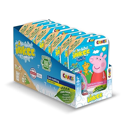 Peppa Pig Badekugeln 8er Set mit Stempel-Überraschung für Kinder