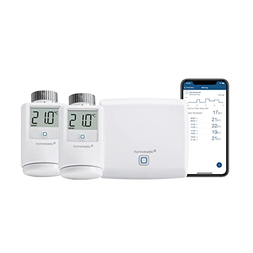 homematic ip access point mit app und sprachsteuerung plus 2 smart home thermostat