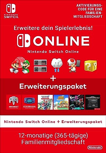 nintendo switch online erweiterungspaket familienmitgliedschaft günstig kaufen