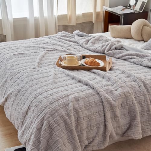 wongs bedding kuscheldecke 150x200 cm flauschig felloptik wochenende decke lila