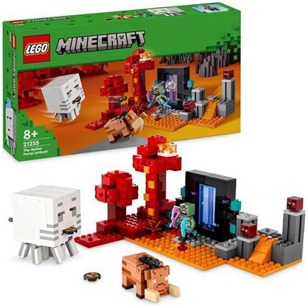 lego minecraft hinterhalt am netherportal 21255 für 23,15 statt 29