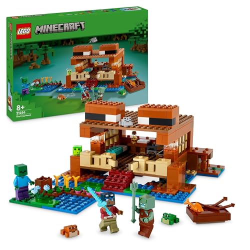 lego 21256 minecraft froschhaus, bausatz für kreatives spielen