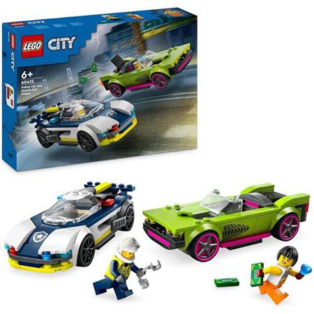 Produktbild: lego 60415 city verfolgungsjagd bauset für 13,79 euro statt 17 euro
