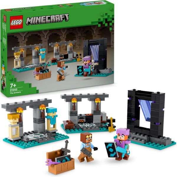 lego 21252 minecraft waffenkammer bauset für 13,49 euro statt 17 euro