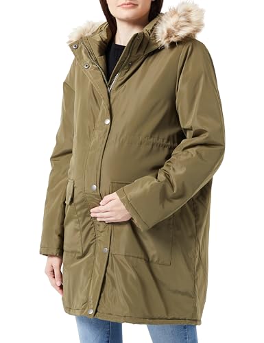 MAMA.LICIOUS Damen Parka Coat MLNEWMACY, grün, Größe M, modische Jacke für ganzjährige Nutzung