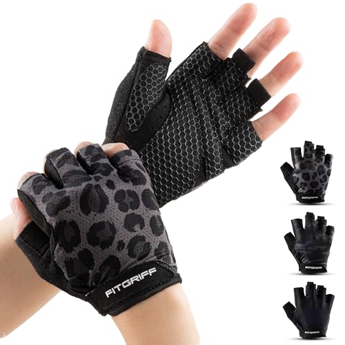 Produktbild: fitgriff training gloves für männer und frauen - fitness handschuhe für krafttraining, gym, workout
